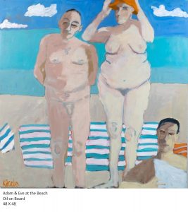 Adam & Eve at the Beach by Kathryn Cole new