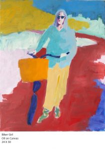 Biker Girl by Kathryn ColeOil on Canvas24 X 30