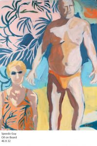 Speedo Guy by Kathryn ColeOil on Board46 X 32